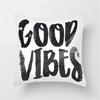 Office Sofa Car Cushion Cover Cartoon Black and White Simple Line Printing Luxury Home Decoration Pillow Cover