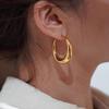 Xiaomi BF CLUB Silver Color Shinning Gold Circle Earrings For Women Sexy Girl Fashion Trendy Jewelry Gift Party Wedding Pendientes