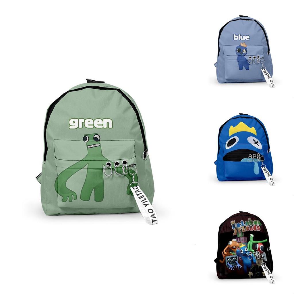 Roblox Rainbow Friends Robuster Polyester-Rucksack Schultasche Reise Weihnachtsgeschenk