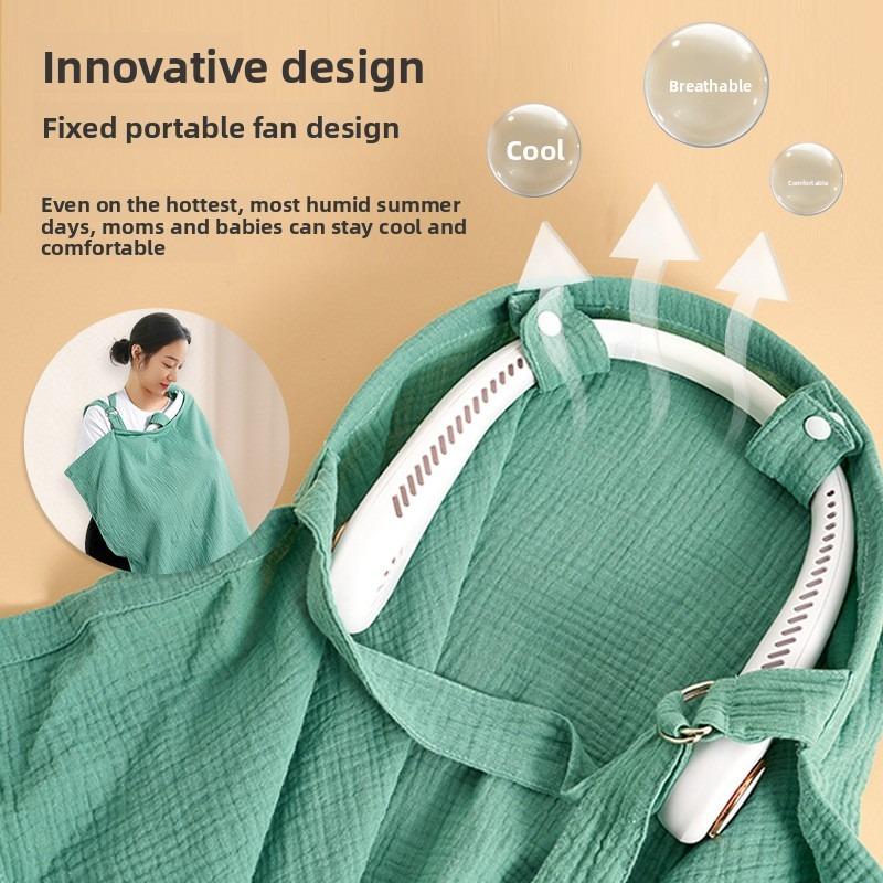 Multi-Functional Nursing Cover for Moms, Anti-Exposure Shawl, Breathable & Lightweight, Essential for Breastfeeding On-the-Go