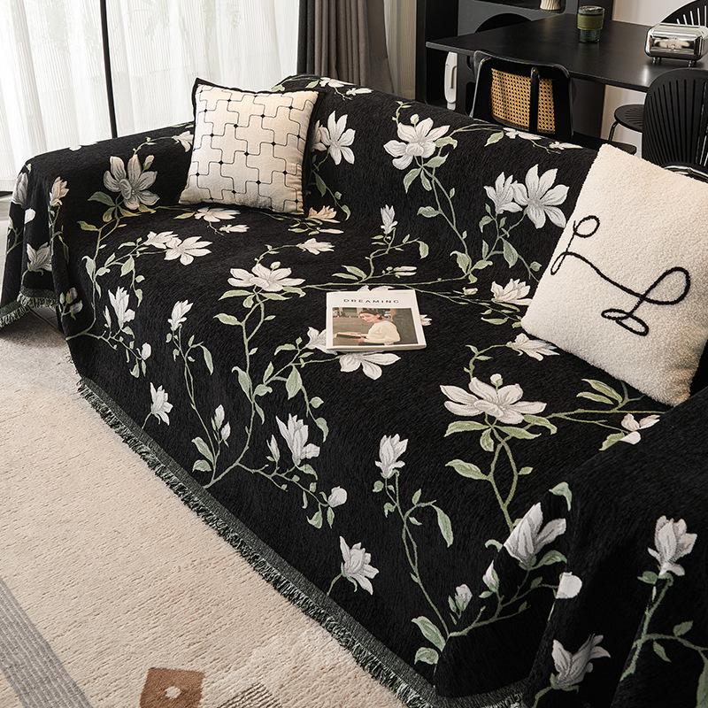 New Sofa Towel Cover Full Cover All-inclusive Non-slip Universal Cover French Retro Light Luxury High-end Cover
