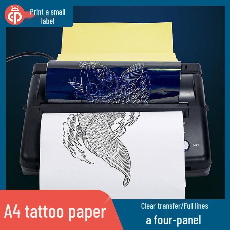 

Little Seal Dual-Use Tattoo Transfer Machine: Hand-Drawn Tattoo Pattern Paper, Geometric Design Materials & Consumables 10 Sheets