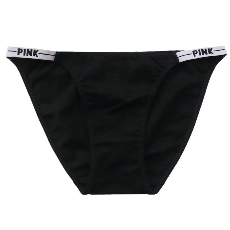 Women's Briefs Printed Letter Thin Belt Sexy Panties Women Low Fanny Pack Buttocks Women Bareathable Underwear