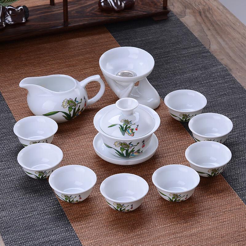

Zhaoran Blue and White Porcelain Kung Fu Tea Set