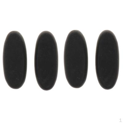 Masážní přírodní oválný čedič, kameny 8x3,2x1,5 cm