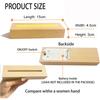 5.9 Inch Wood Base Led Light Display Stand AAA Battery Powered for Custom Acrylic Night Lamp Resin Glass Art DIY
