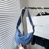 Nylon Hobos Crossbody Bag Handbag Half-moon Bag Casual Canvas Dumpling Bag  Girls