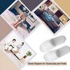Spa Slippers, 5 Pairs Open Toe Toe Disposable Slippers Fit Size For Men And Women For Hotel Home Guest Used