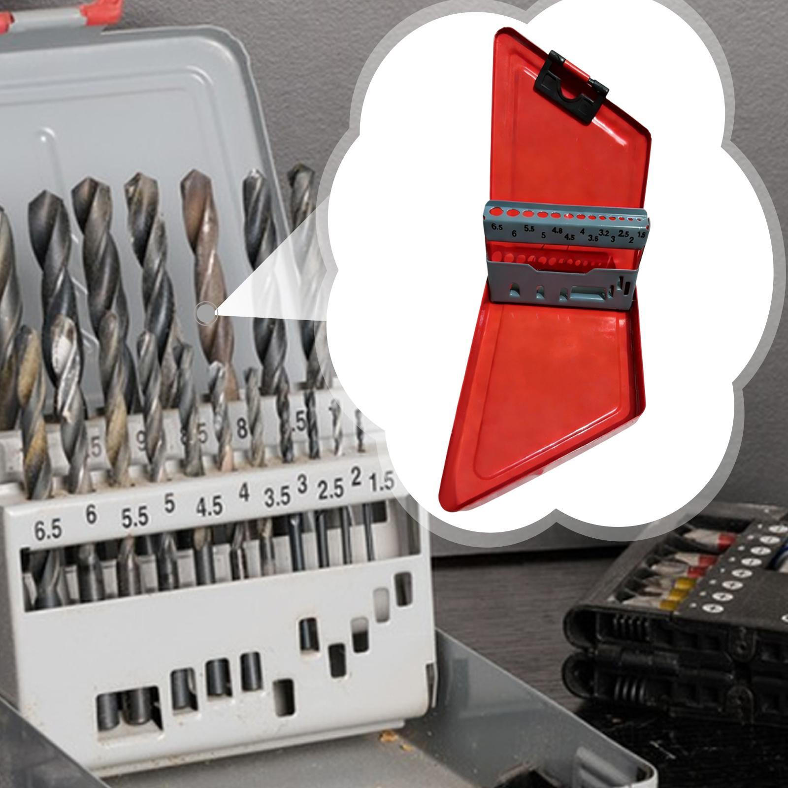 

Twist Bit Index Case Carrying Empty Container Durability Accessory Premium Organizer Portable