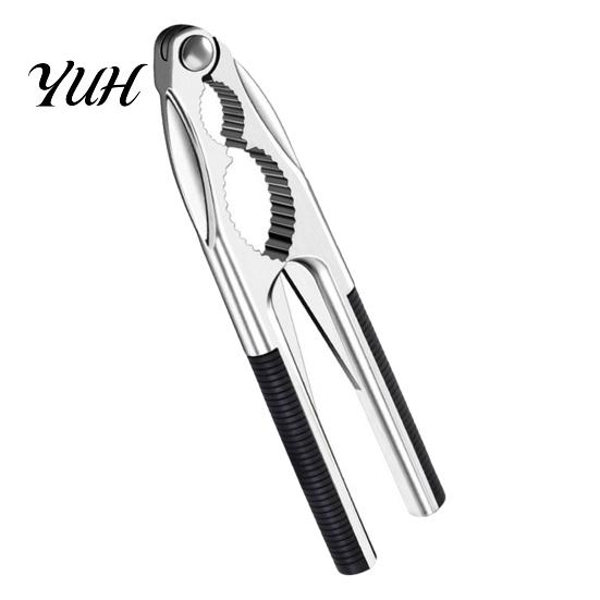Anti Slip Pecan Cracker Nut Crackers for All Nuts, Heavy Duty Nutcracker Home Restaurant Walnuts, Multi-purpose Seafood Shell Opener Tool with