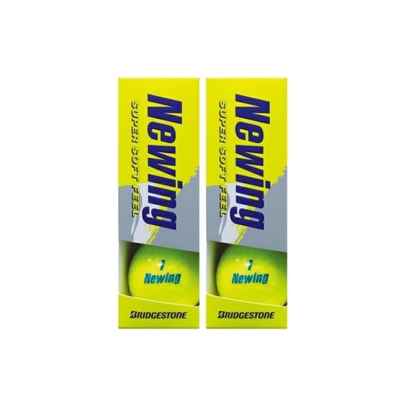 

golf ball newing super soft feel Newing SUPER SOFT FEEL (2 sleeve_yellow)