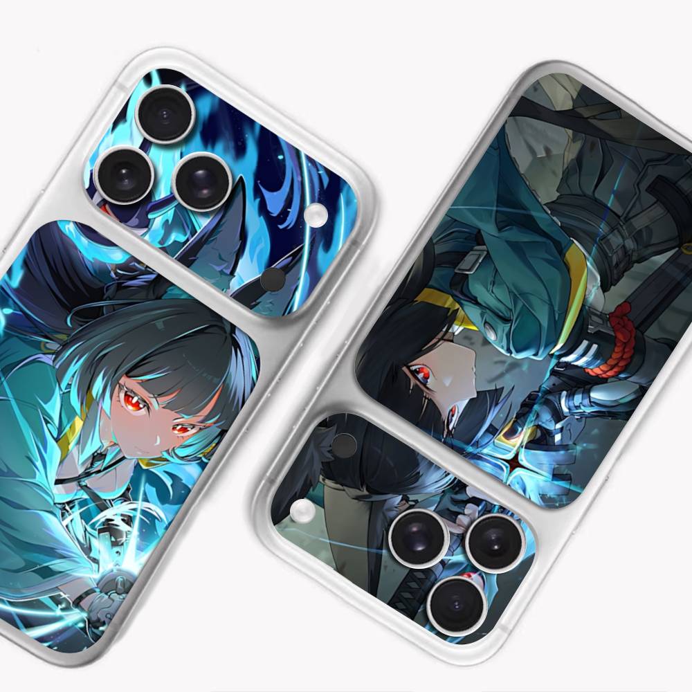 Classic Girl H-Hoshimi Miyabi For IPhone 17 Pro 17 Pro Max Rear Skin Wrap Decal Protective Sticker