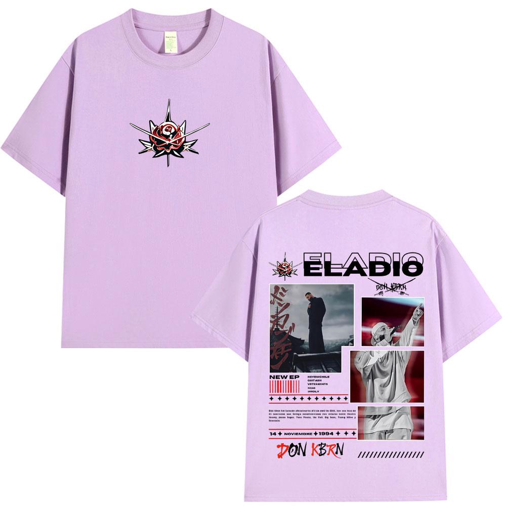Eladio Carrion DON KBRN 2025 Album Tshirts Unisex Women Clothing Fashion Hip Hop T Shirts Casual Cotton Loose Short Sleeve Tshirt