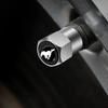 Adesivo per Auto 2026 Ford Nuovo 2025 Caldo 4 Pezzi/Set Tappi Valvole Pneumatici Ruote Auto Copri Stelo Metallico Per Ford Mustang Explorer FIESTA Focus Sh