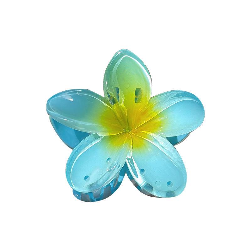 Kreuz Hibiskus Krallenclip 2024: Elegantes High-End-Haaraccessoire für Damen für Dutt & Große Frisuren