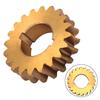 Per Uso Macchinari 20 Ruota Dentata a Vite Robusto Materiale Bronzo 78 Foro Compatibile Con 481 1246 Compatibile Con 51095