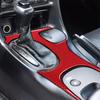 Red Carbon Fiber Interior Gear Shift Cover Trim For Chevrolet Corvette C5 98-04