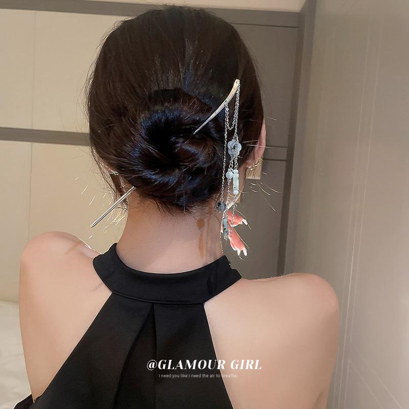 Haarstäbchen, Vintage-Stil, für Frauen und Mädchen, DIY, einfacher chinesischer Stil, Frisur-Design, Pferdeschwanz-Halter, Haarschmuck, Schmuck