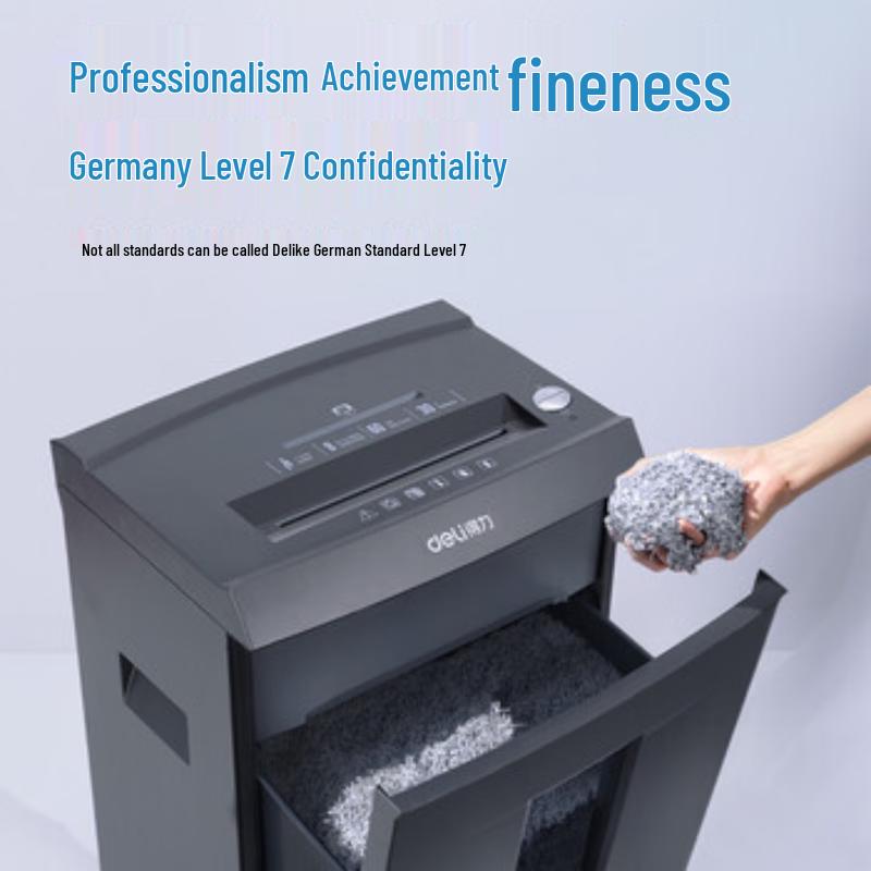 Deli 9919 Commercial High-Security Micro-Cut Shredder CN plug (adapter included)