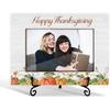 Thanksgiving Pumpkin Wooden Picture Frame, 4 X 6 Happy Thanksgiving Photo Frame with Stand for Fall Gifts Desktop Use, Home Office Desk Decorations,