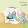 Bilingual Baby Teether Toy with Soothing Sounds & Storytelling Functions