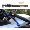 CHIFUN Brake Lever and Clutch Lever Set Replacement for Kawasaki Ninja 400 Ninja 300R 250R Z300 Aluminum Motorcycle Handlebar Lever Foldable Length