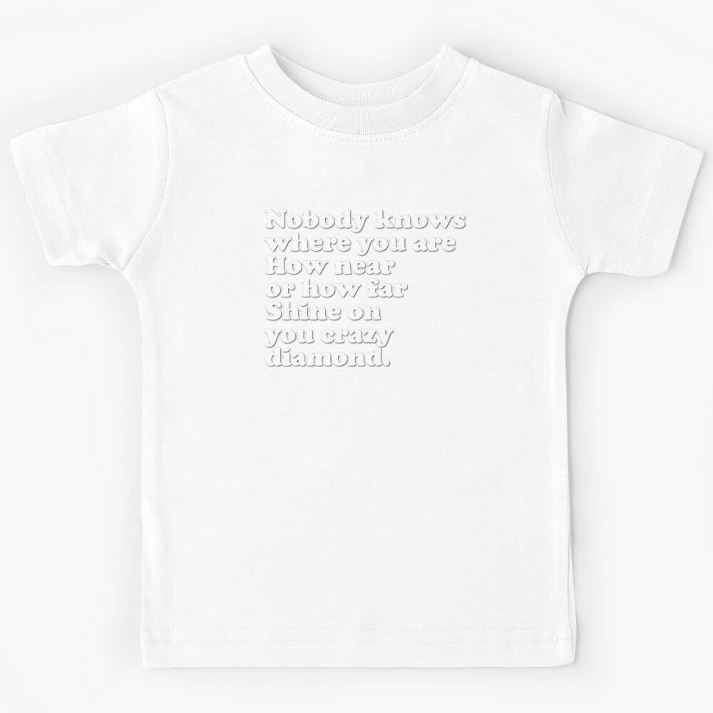 How near or how far (white) Kids T-Shirt 170