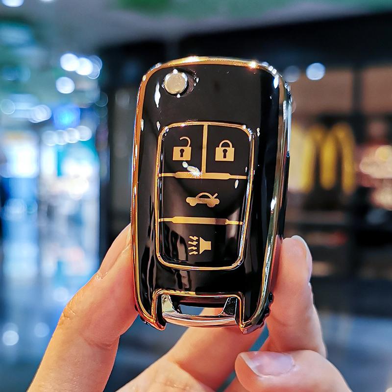 New Tpu Car Key Cases Cover For Buick For Chevrolet Cruze Aveo Trax Sail Malibu Opel Astra Corsa Meriva Zafira Vauxhall Antara J