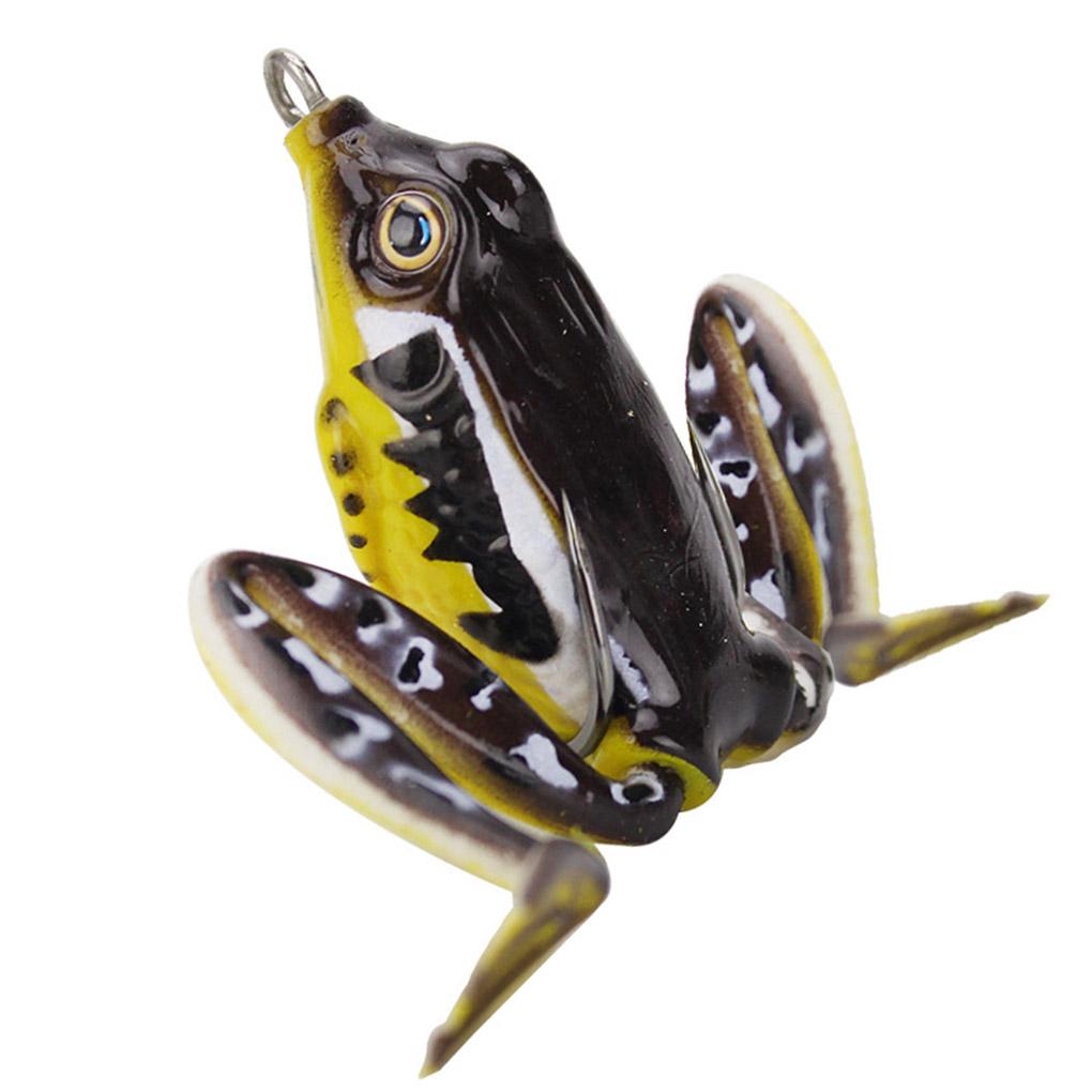 5CM Esca da Pesca Rana Razzo Amo da Pesca Morbido Articoli Sportivi Trota d'Acqua Dolce