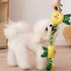 Bite-resistant Dog Plush Toy Knot Training Chew Dog Dental Cleaning Toy Builtin Squeaker Sound Making Dog Sound Squeaky Toy