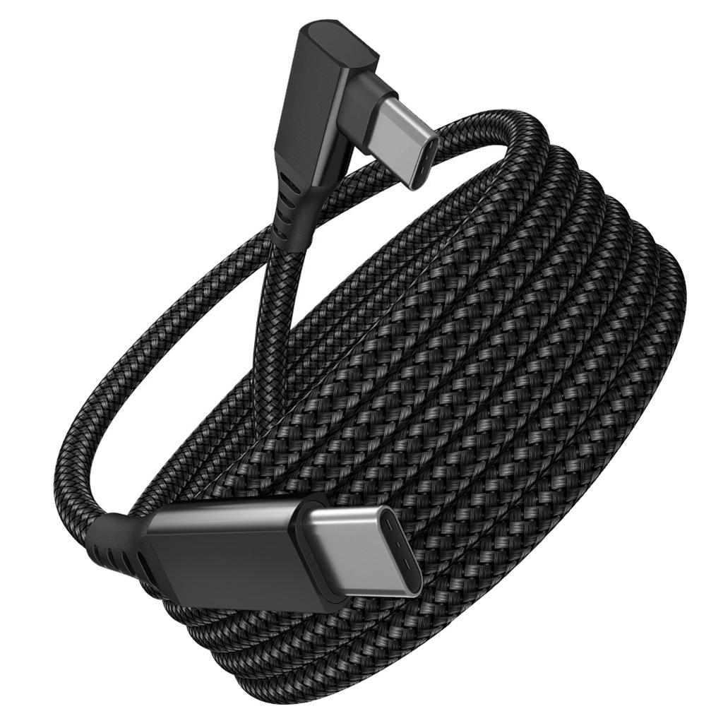 

Для Oculus Quest 2 Type-C Link USB-C Steam VR Data Cable 5m/16ft Transfer Link Cable Быстрая зарядка A