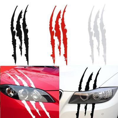 Kreativer Auto-Scheinwerfer-Aufkleber: Dekorative Klauenaufkleber für Motorhaube und Augenbraue