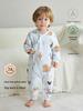 Infant Padded Cotton Winter Jumpsuit: Warm, Thickened Bodysuit for Newborns