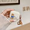 The Korean-style 3D Star Little Bear Wireless Bluetooth Shockproof Earphone Case Is Compatible with AirPods 1/1/1/1 Pro 1 Generation