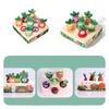 Educational Plush Toy For Children Shape Color And Number Recognition Farm Carrot Puller