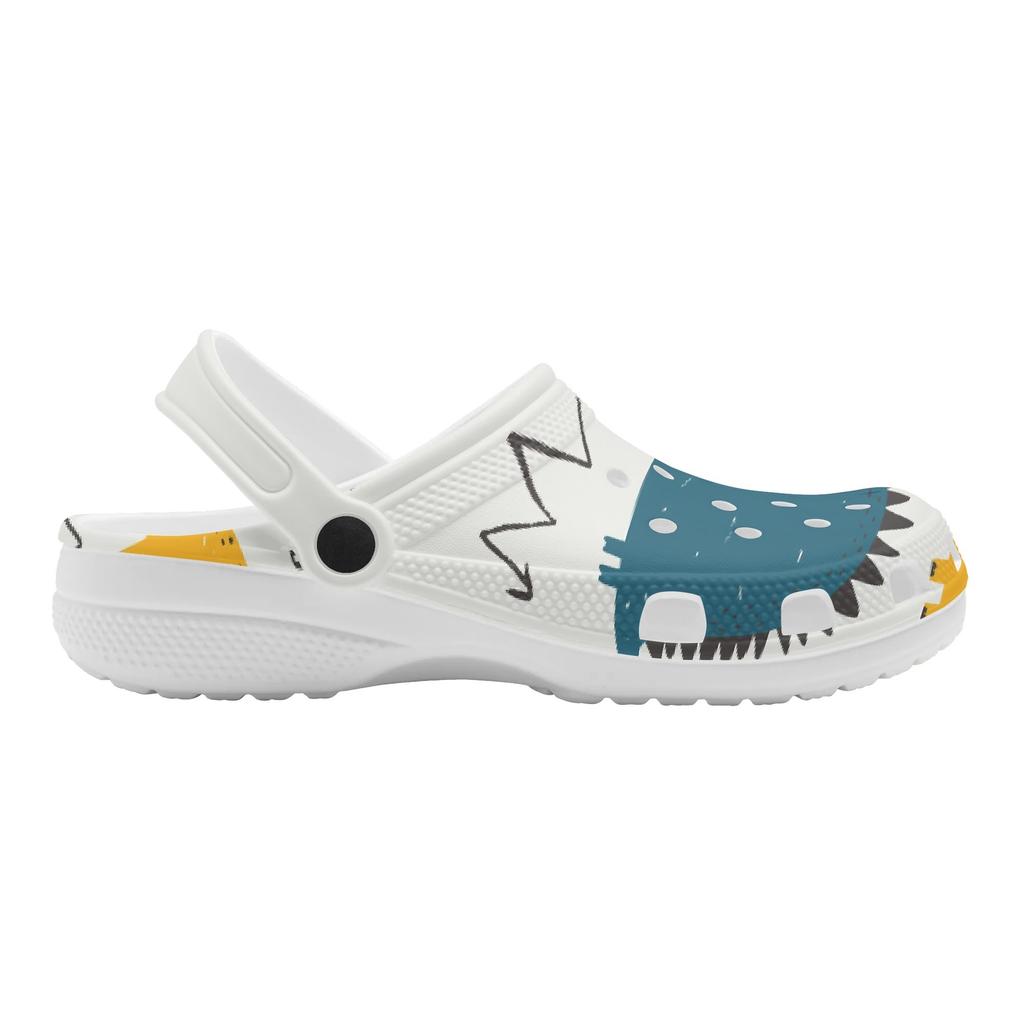 Casual Printed EVA Clogs for Women Men Ventilated Lightweight Slip On Casual Shoes Soft Sole Summer Sandals Daily Leisure Wear