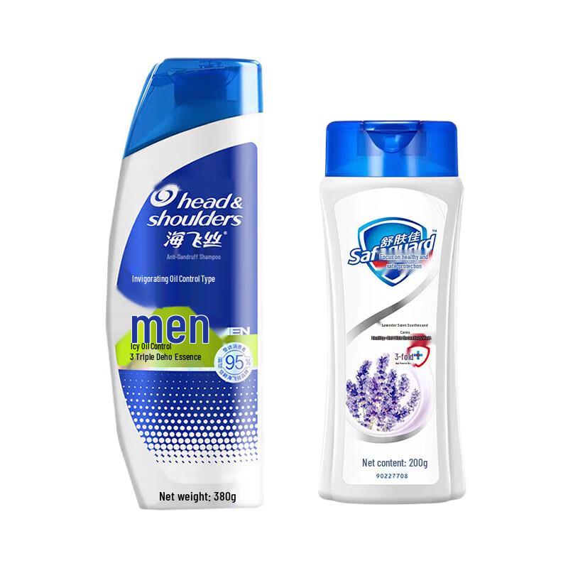 

Head & Shoulders Men s Anti-Dandruff Shampoo & Safeguard Body Wash Set