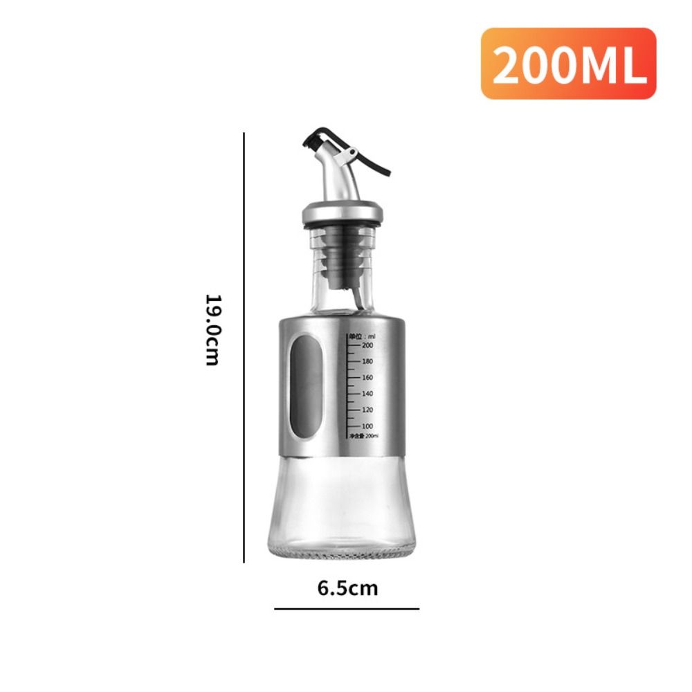 Vinegar Olive Oil Stainless Steel Oil Kettle Seasoning Storage Dispenser Cooking Tools Wine Bottle