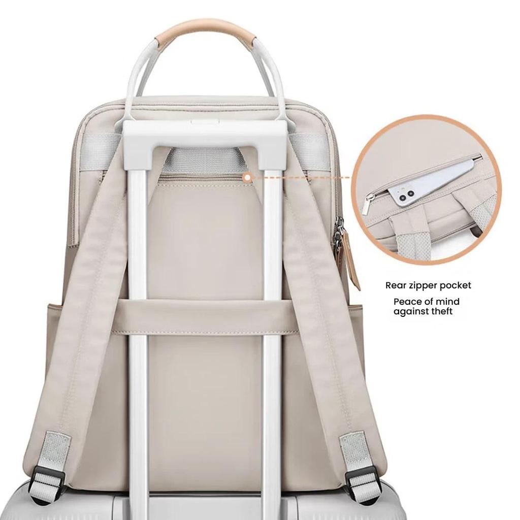 POLO Backpack for Women, Laptop Bag with Large Capacity, College Student Bookbag, 14/15.6-Inch Notebook
