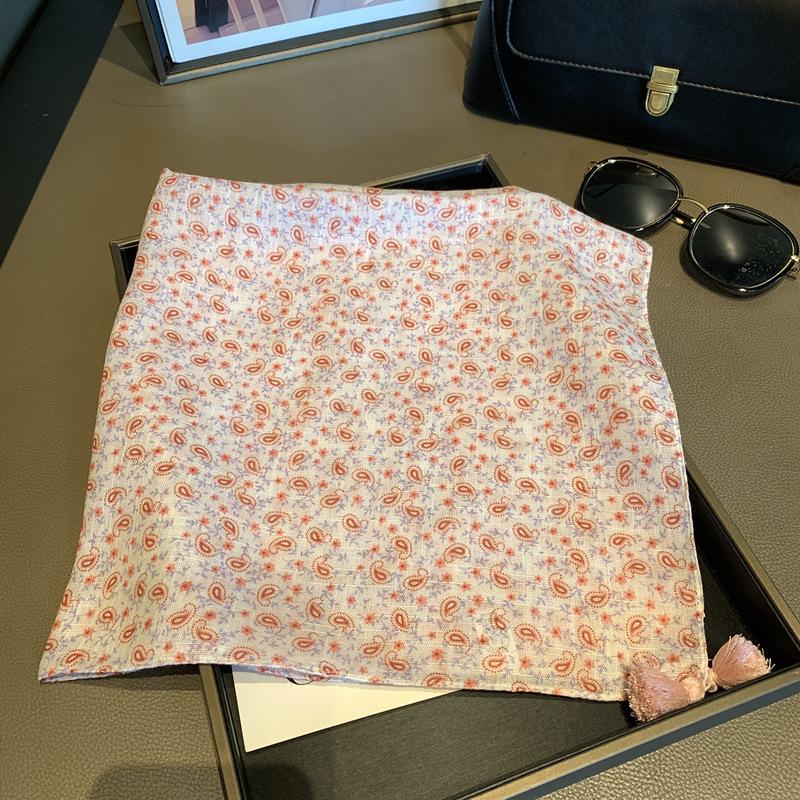 Light Luxury And Versatile Small Silk Scarf, Trendy Decoration, Comfortable Neck Protection Scarf, Small Fragrant Style Scarf, Silk Scarf