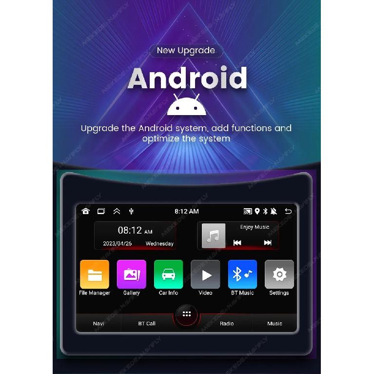 Wireless CarPlay Android Auto Multimedia Display Screen For Hyundai Santa Fe 2006-2012 Android 15 Car Radio Intelligent System