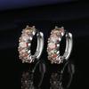 Full Zircon Fashionable Champagne Color for Women Earrings