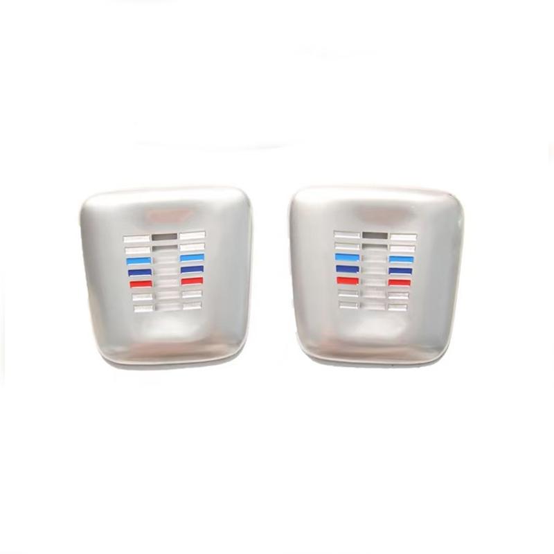 2 PCS Car Interior Roof Speaker Microphone Dustproof Protective Cover Trim For BMW 1 2 3 4 5 6 7 Series X1 X2 X3 X4 X5 X6 X7