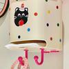 Cartoon Sanitary Pad Storage Box Plastic Bathroom Shelf  Face Towel Organization
