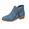 Plus Size Suede Women's Ankle Boots - Autumn/Winter 2021, European & American Style