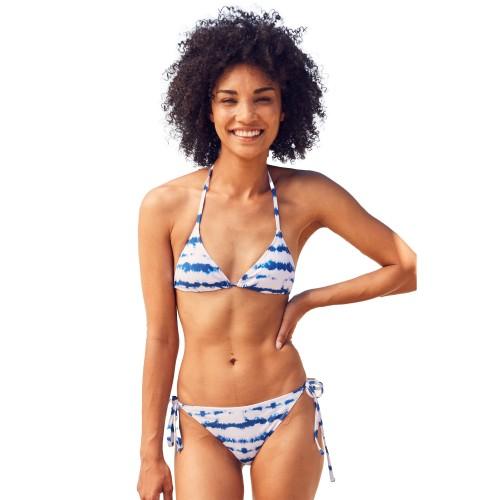 Animal Cueca de biquíni reciclada feminina/senhora à beira da piscina 24 UK azul