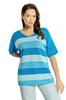 Lister Stripes Women' Blouse, One Size, Cameo, Blue
