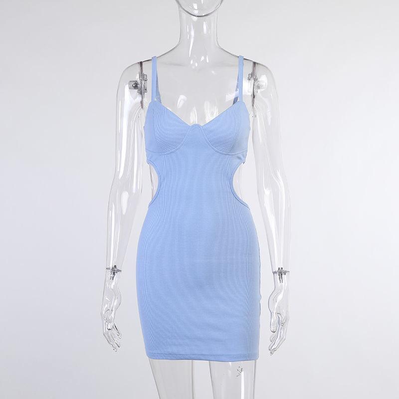 chinese dress ladies Sexy Lace Mini Dress Padded Bodycon Spaghetti Strap Party Club Dress –  Danysu main image 0