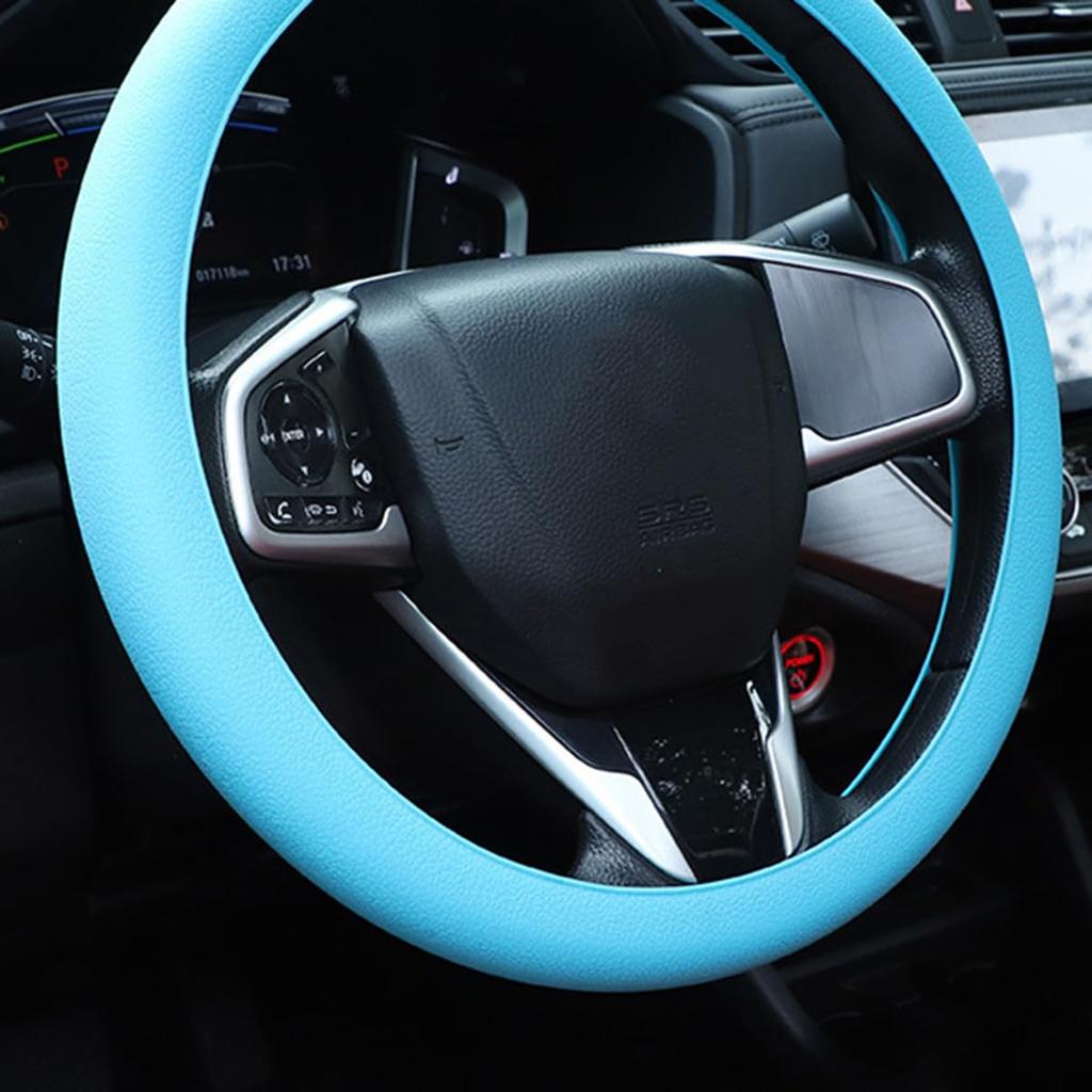 Car Steering Wheel Cover, Diameter 12.6 - 18.5 Inches (32 - 47 Cm), Universal