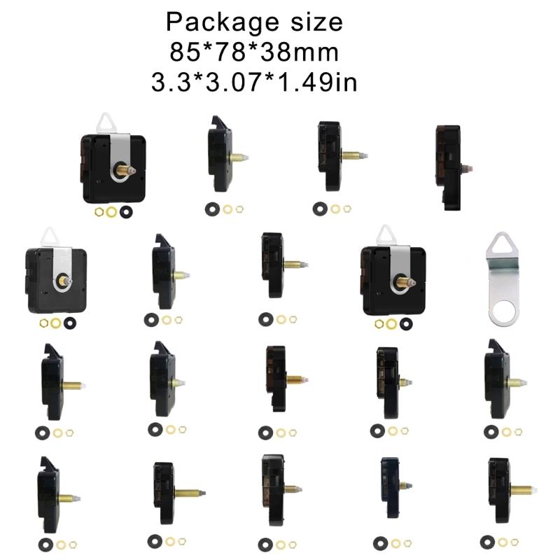 Quartzs Clock Movement Mechanism for Wall Clock Repair Parts Battery Operated Quiet Clock Motor Replacement Kits
